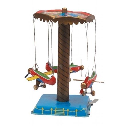 SHAN SHAN MM089 Collectible Tin Toy - Airplane Carousel MM089